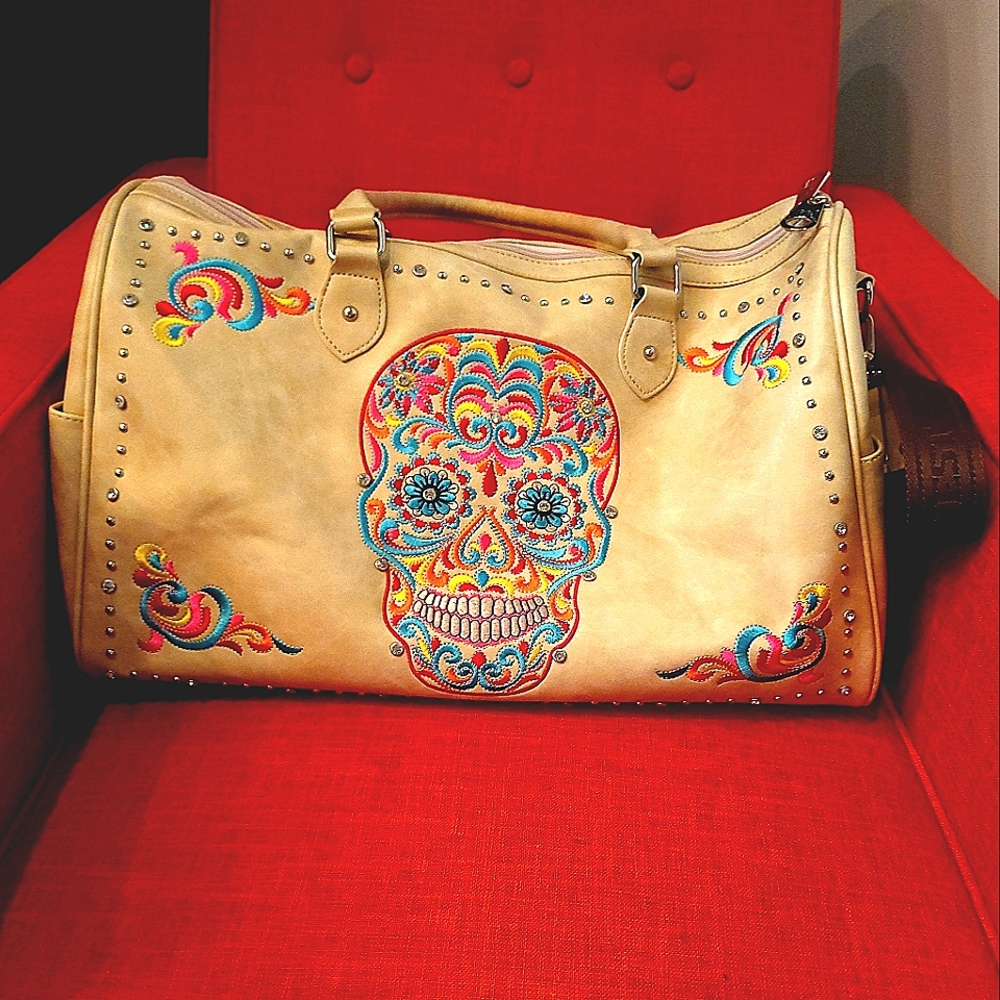 Brand NEW Montana West Skull Candy Satchel